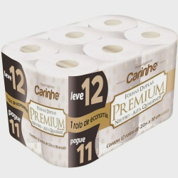 Papel Higiênico Carinho Premium Leve12 e Pague11 20m é boa?