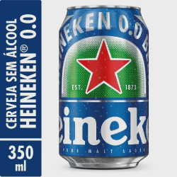 Cerveja Lager Puro Malte Zero Álcool Heineken Lata 350ml Menor preço em Cerveja Lager Puro Malte Zero Álcool Heineken Lata 350ml