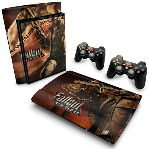 Skin Adesivo PS3 Super Slim - Fallout New Vegas no Shoptime