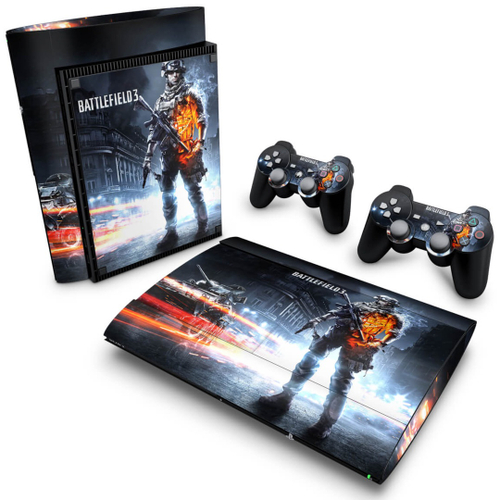 PS3 Slim Skin - Preto Fosco Mate - Pop Arte Skins