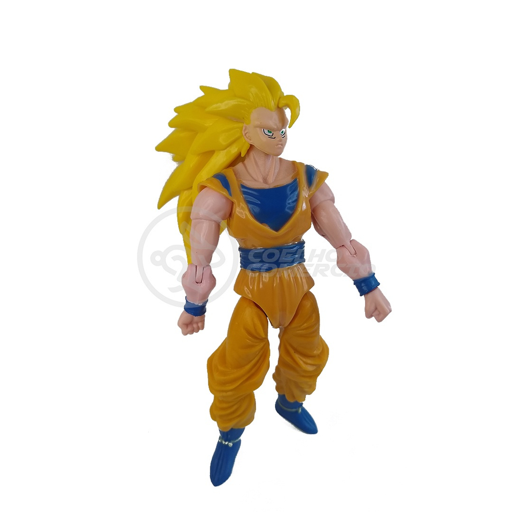 Boneco Brinquedo Articulado 14cm Action Figure Removivel Goku