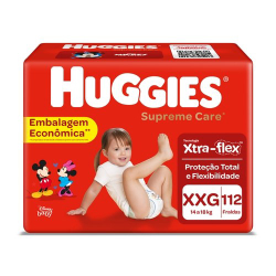 Menor preço em Fralda Huggies Supreme Care Giga Xxg 112 Un