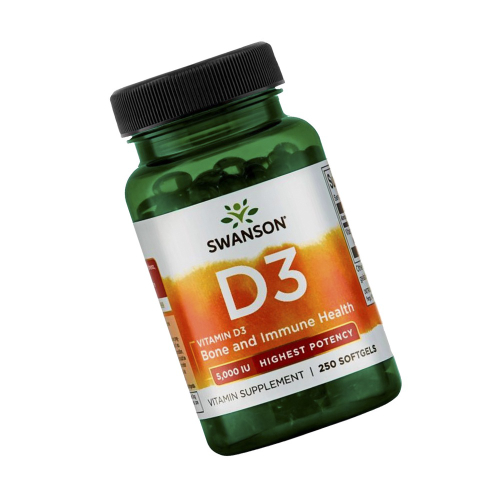 Suplemento Vitamina D3 5000 ui Swanson 250 Softgels em Promoção na ...