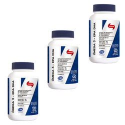 Menor preço em Kit com 3 unidades Omega 3 epa dha 120 capsulas Vitafor