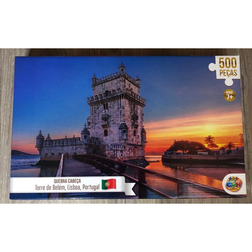 JOGO QUEBRA CABECA 500 PÇS TORRE DE BELEM LISBOA PORTUGAL PUZZLE GGB