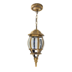Pendente Colonial Vintage Retrô em Alumínio para lâmpada E27 Ouro Velho St201t Menor preço em Pendente Colonial Vintage Retrô em Alumínio para lâmpada E27 Ouro Velho St201t