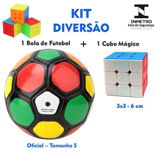 Cubo Mágico Diferente- Cubo Mágico 3x3 - 5 Cores