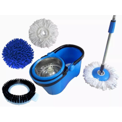 Balde Esfregão 1.60m 3 Refis Com Dreno Perfect Mop Limpeza Centrifuga Prático é boa?