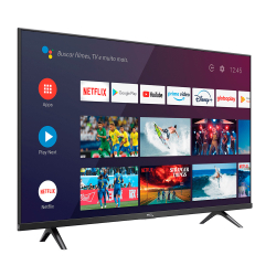Menor preço em Smart TV LED 40'' tcl, Full hd, Wi-Fi, Bluetooth, Android, Google Assistant, Comando de Voz, Preto