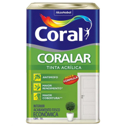 Tinta Acrílica Interno Fosca Coralar Pérola 18 Litros é boa?