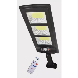 Luminária Led Solar Poste Rua Parede Sensor 180w Controle Menor preço em Luminária Led Solar Poste Rua Parede Sensor 180w Controle