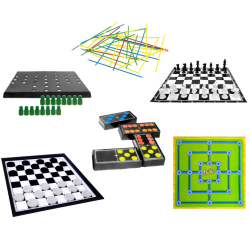 jogo 6 em 1 xadrez/dama/ludo/domino/forca/trilha ref 2759 brinquedo