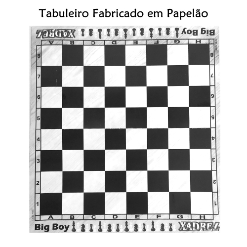 Dama - Xadrez E Trilha (3 Em 1) 30x30cm Modelo Gigante