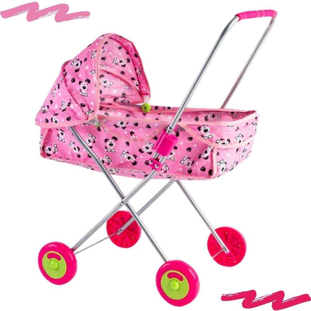 Carrinho Premium grande tipo Berço para boneca Reborn Rosa em ...