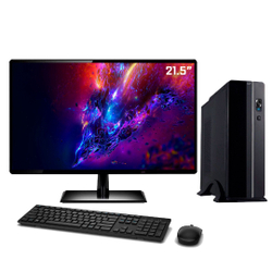 Computador Completo Slim pc Intel Core i5 8GB HD 500GB Monitor 21.5 CorPC Fit Preto Menor preço em Computador Completo Slim pc Intel Core i5 8GB HD 500GB Monitor 21.5 CorPC Fit Preto