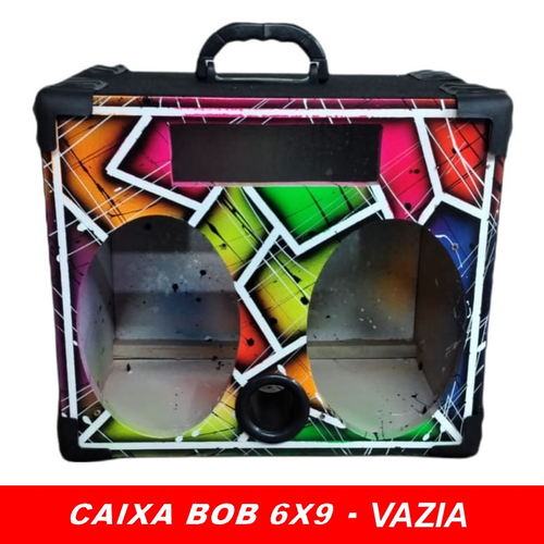 Caixa Residencial Bob Esponja Corujinha Vazia P/ Falante 6x9