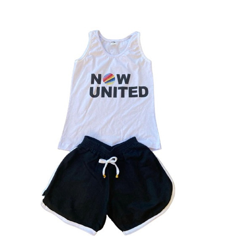 conjunto now united short e blusa