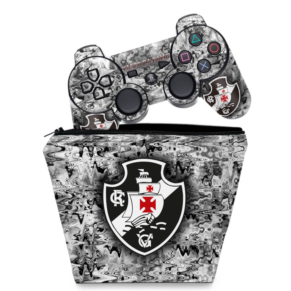 Capa Case e Skin Adesivo Compatível PS3 Controle - Call Duty Black