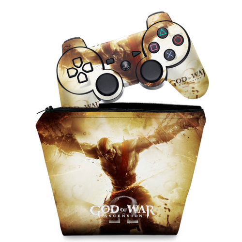 Adesivo Compatível PS5 Controle Playstation 5 Skin - God of War