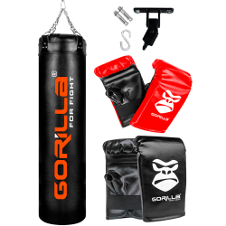 Saco De Pancada 160 Cm + 2 Luvas Bate-Saco + Suporte Gorilla Menor preço em Saco De Pancada 160 Cm + 2 Luvas Bate-Saco + Suporte Gorilla