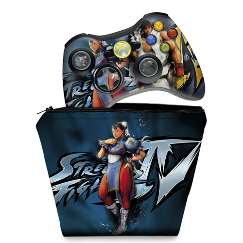 KIT Capa Case e Skin Xbox Series S X Controle - Street Fighter V - Pop Arte  Skins