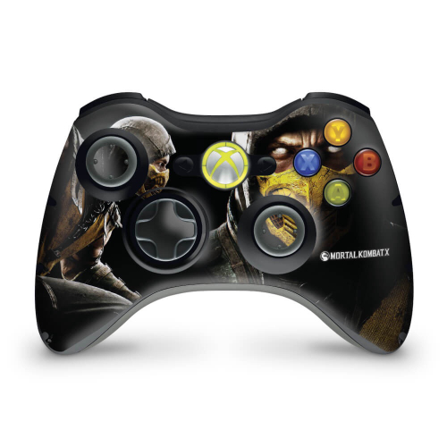 Capa Xbox 360 Controle Case - Mortal Kombat X #a em Promoção na Americanas