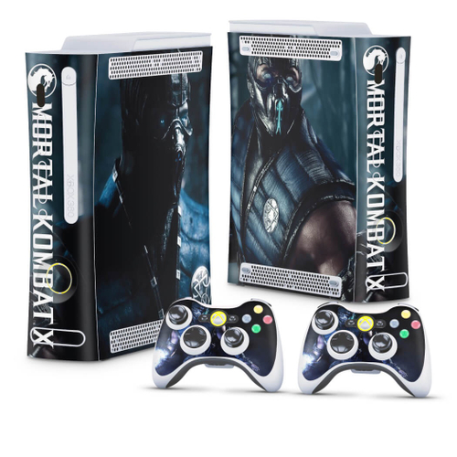 Capa Case e Skin Adesivo Xbox One Slim X Controle - Mortal Kombat X -  Subzero no Shoptime