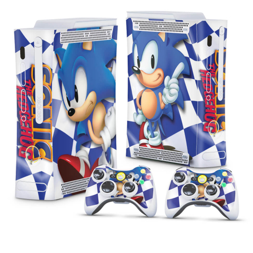 Skin Xbox 360 Controle - Sonic The Hedgehog - Pop Arte Skins