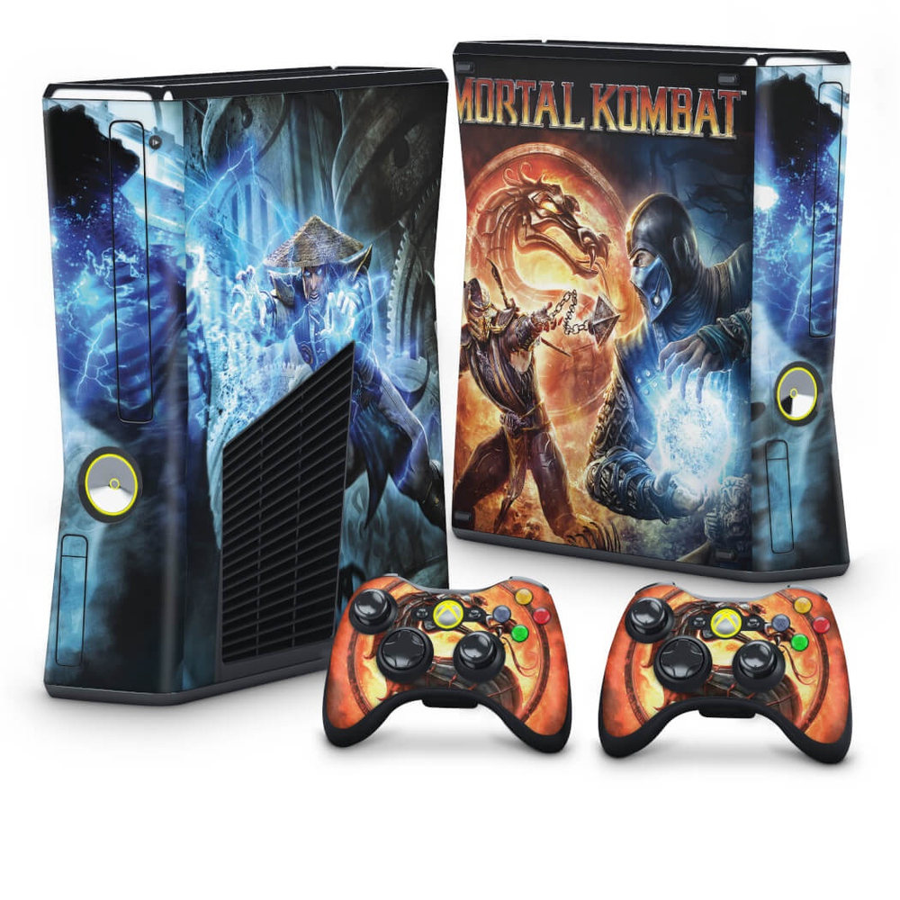 Capa Case e Skin Adesivo Xbox One Slim X Controle - Mortal Kombat X em  Promoção na Americanas