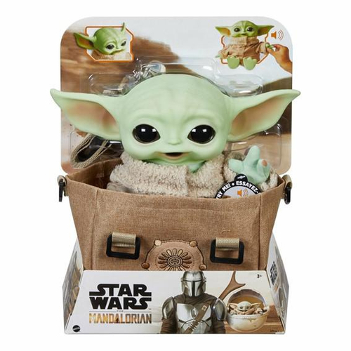 Mattel Plush Baby Yoda Star Wars The Child, Verde, 11 polegadas