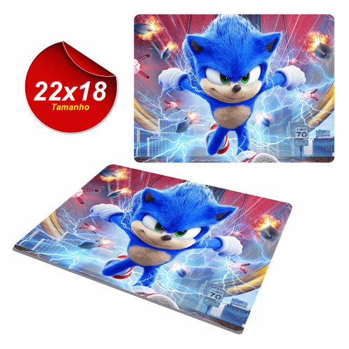 Mouse Pad Sonic Rosto  Elo7 Produtos Especiais