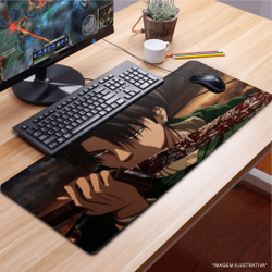Mouse Pad Gamer 65x32 cm Anime Attack Luta Eren Levi (Personagens) 467 Menor preço em Mouse Pad Gamer 65x32 cm Anime Attack Luta Eren Levi (Personagens) 467