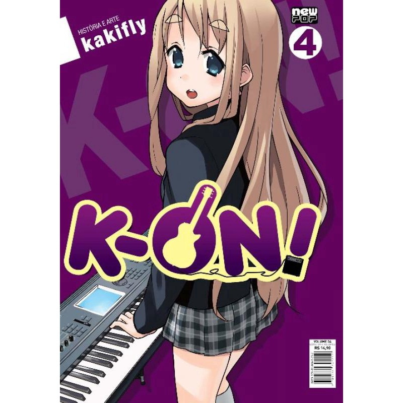 Mangá k-on! - Volume 04 no Shoptime