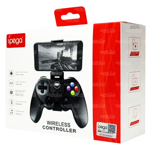 Ipega-PG-9076 Controlador de Jogo Bluetooth, 2.4G Gamepad Sem Fio