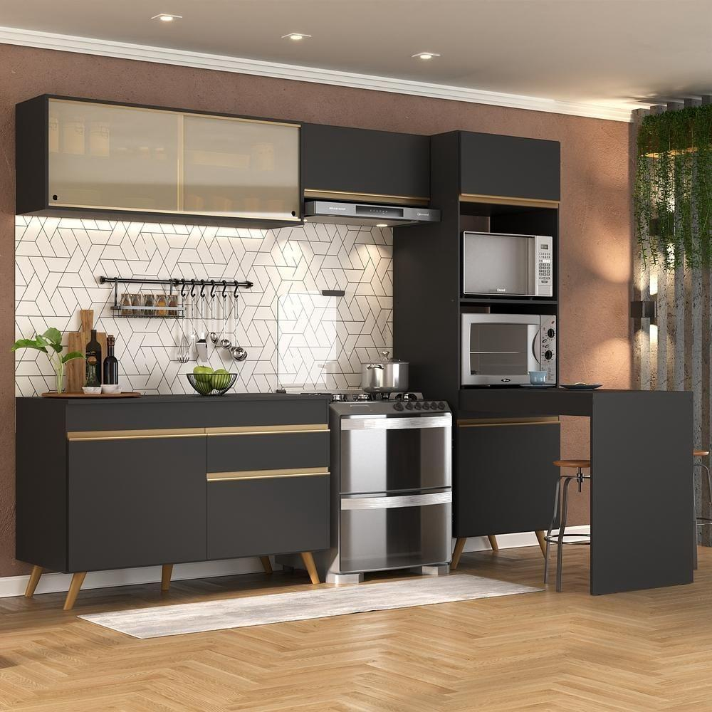 Jogo cozinha modular  Black Friday Casas Bahia