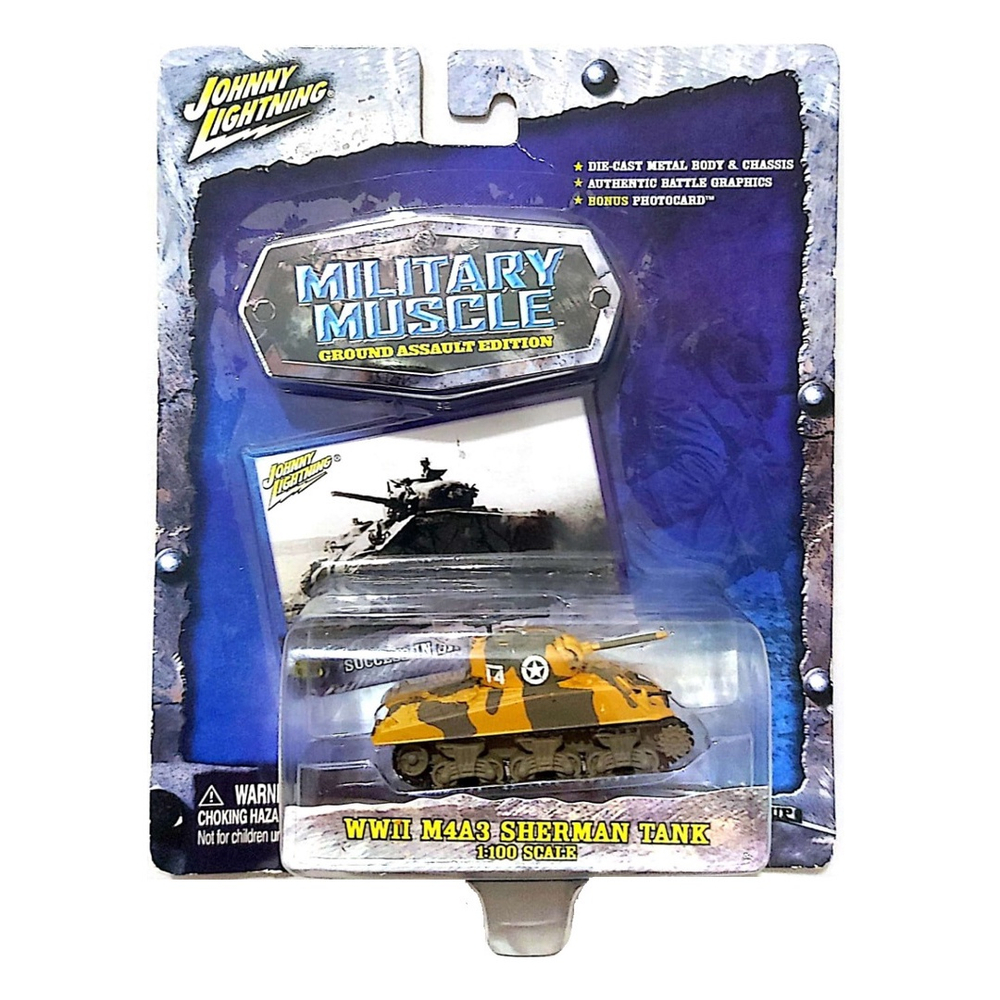 Diecast sherman top tank