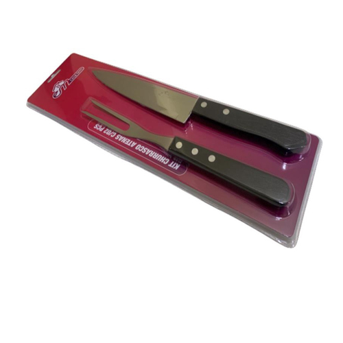 GARFO PARA CHURRASCO DE INOX 36CM