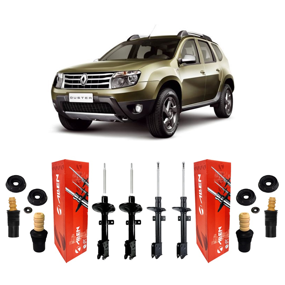 Amortecedor + Kit Dianteiro Traseiro Duster 4x4 2012 a 2020 no Shoptime
