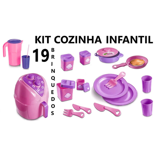 Jogo De Panelinhas Brinquedo Meninas Comidinha Kit Cozinha