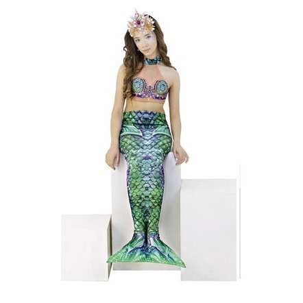 sereia  Vestidos da pequena sereia, Roupa de sereia infantil, Fantasias  femininas