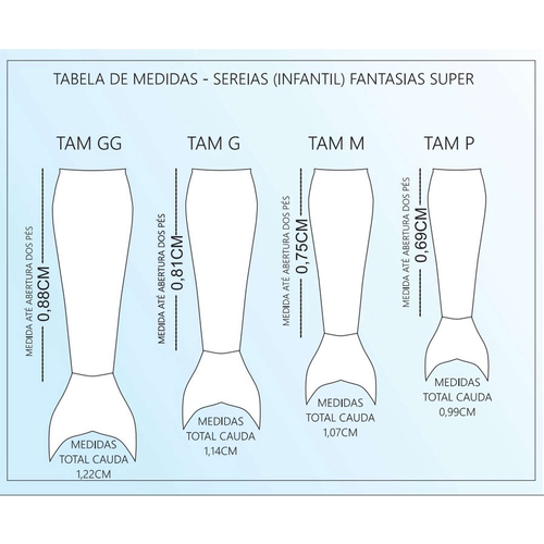 Fantasia de Sereia Infantil com Cauda e top na Americanas Empresas