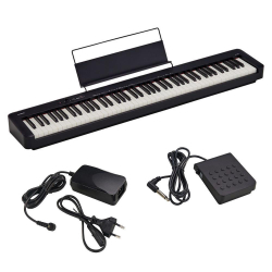 Piano Digital Casio CDPS100 Preto Portátil + Fonte + Pedal Menor preço em Piano Digital Casio CDPS100 Preto Portátil + Fonte + Pedal