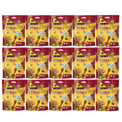Kit com 15 - Petiscos Friskies Party Mix Cordeiro, Carne Suína e Carne Gatos Adultos - Nestlé Purina (40 g) é boa?