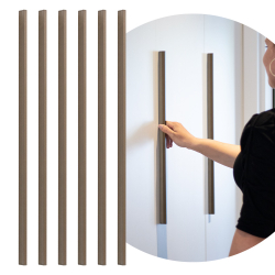 6 Pç Puxadores Para Moveis Porta De Guarda Roupa 448mm Asa é boa?