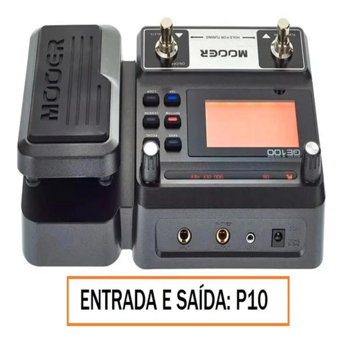 Pedaleira Para Guitarra Mooer Ge100 Acompanha Fonte 9v Em Promoção ...