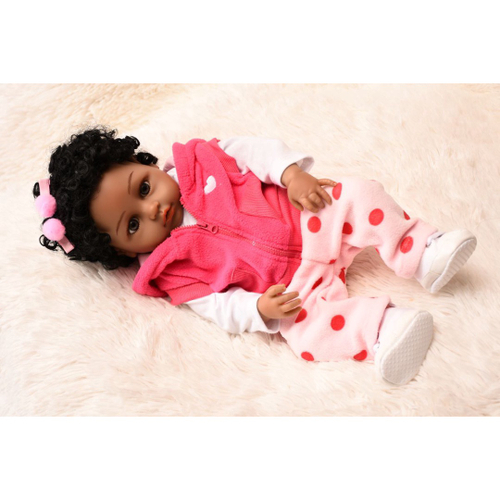 Bebe Reborn Girafinha Menina 100% Silicone 48cm no Shoptime