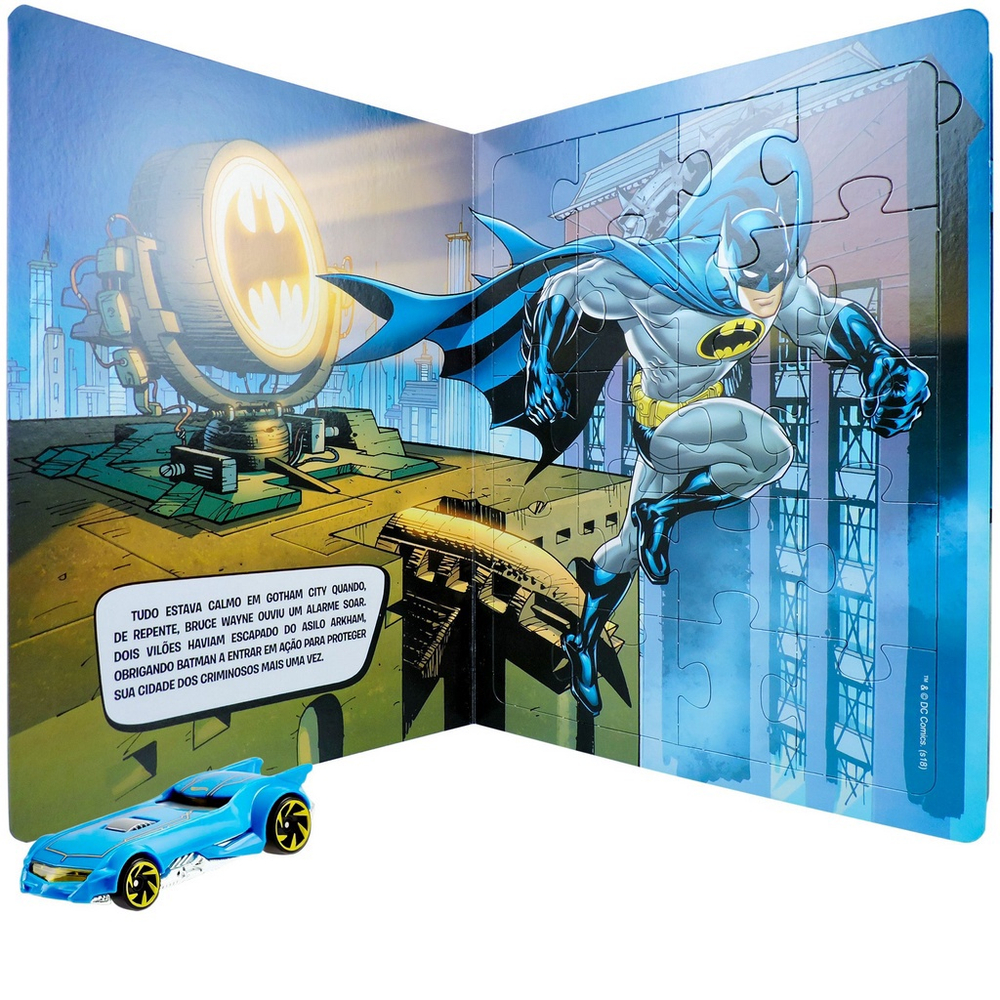 Carrinho - Hot Wheels Entertainment - Batman - Kit com 4 carrinhos MATTEL