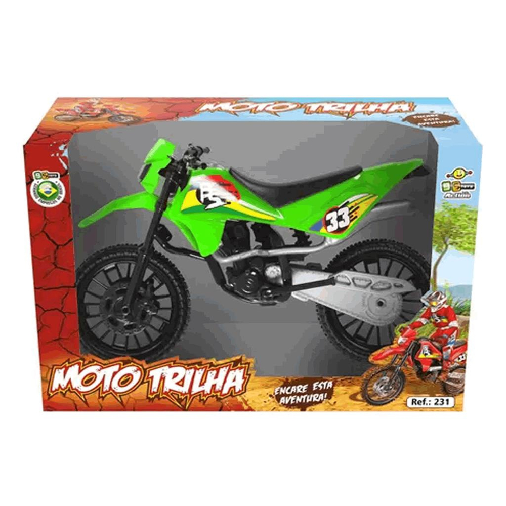 Mini Moto De Trilha Verde bs toys 278 em Promoção na Americanas