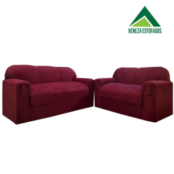 Sofá 2 e 3 Lugares Mily Tecido Suede Vinho é ruim? Sofá 2 e 3 Lugares Mily Tecido Suede Vinho é boa?