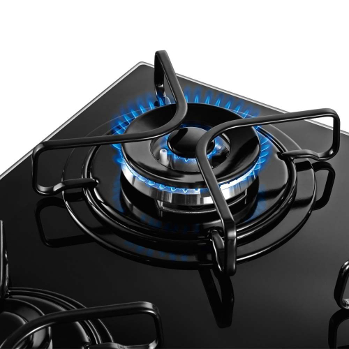 Cooktop Touch Timer 4 Bocas Vidro Preto Brastemp Bivolt BDT62AEUNA em